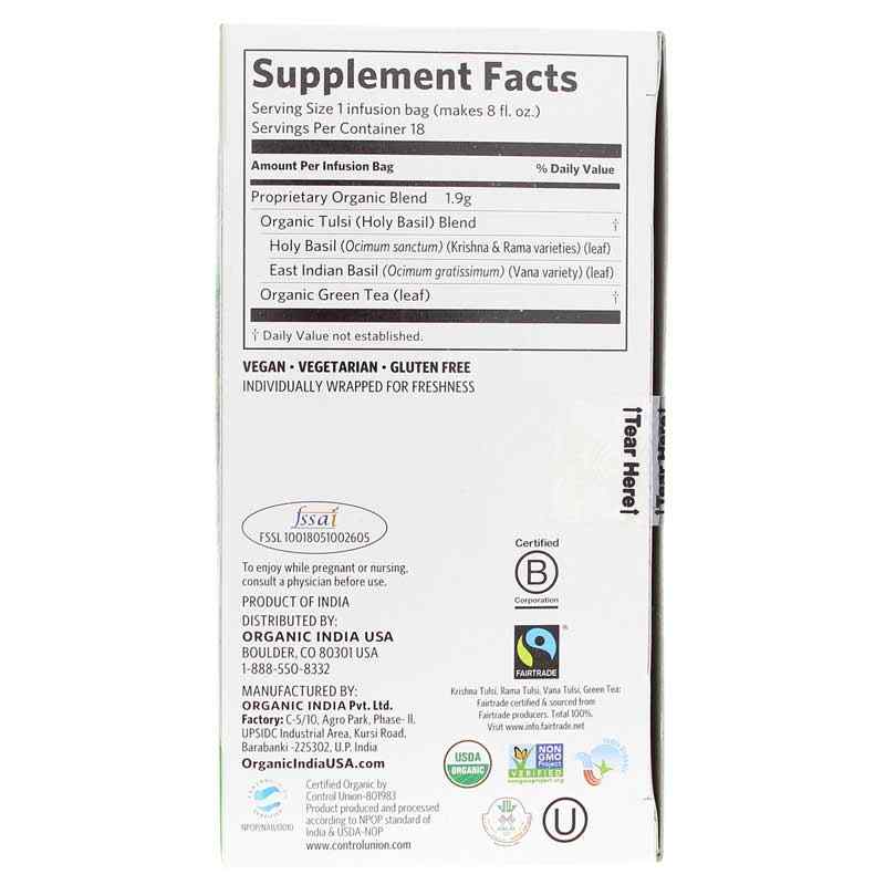 Tulsi Green Organic Tea, by Organic India, image #2