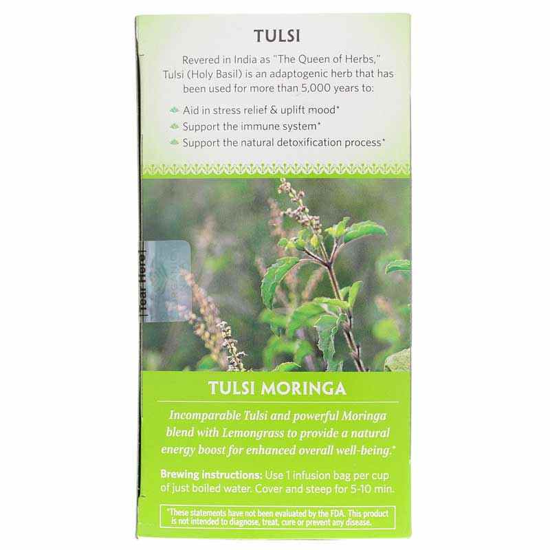 Tulsi Moringa Organic Tea, by Organic India, image #4