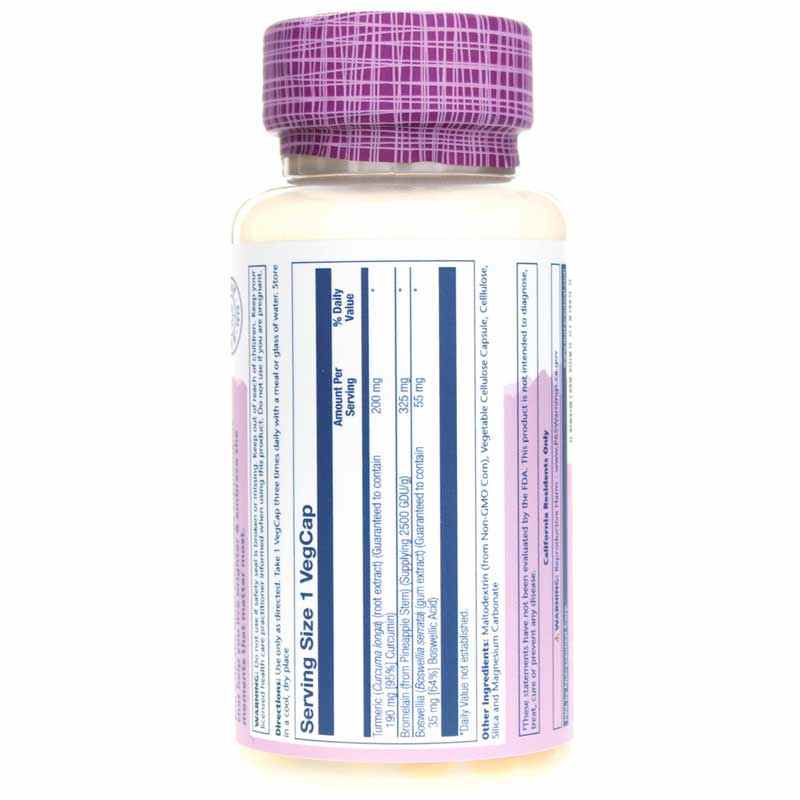 Turmeric with Bromelain & Boswellia, 95% Curcumin, by Solaray, image #3