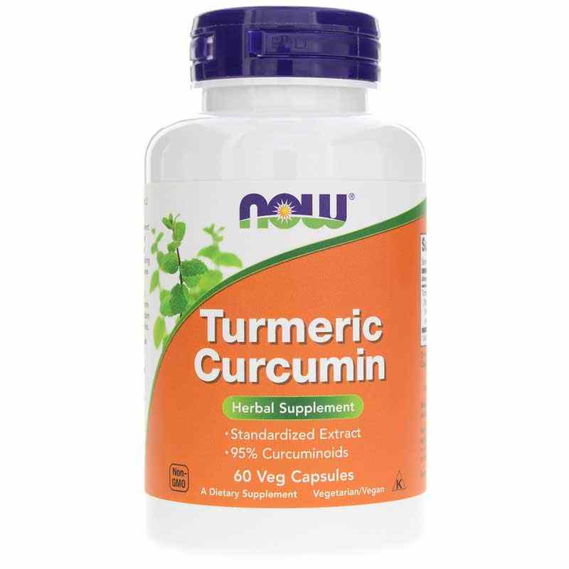 Turmeric Curcumin, by NOW Foods - 60 Veg Capsules