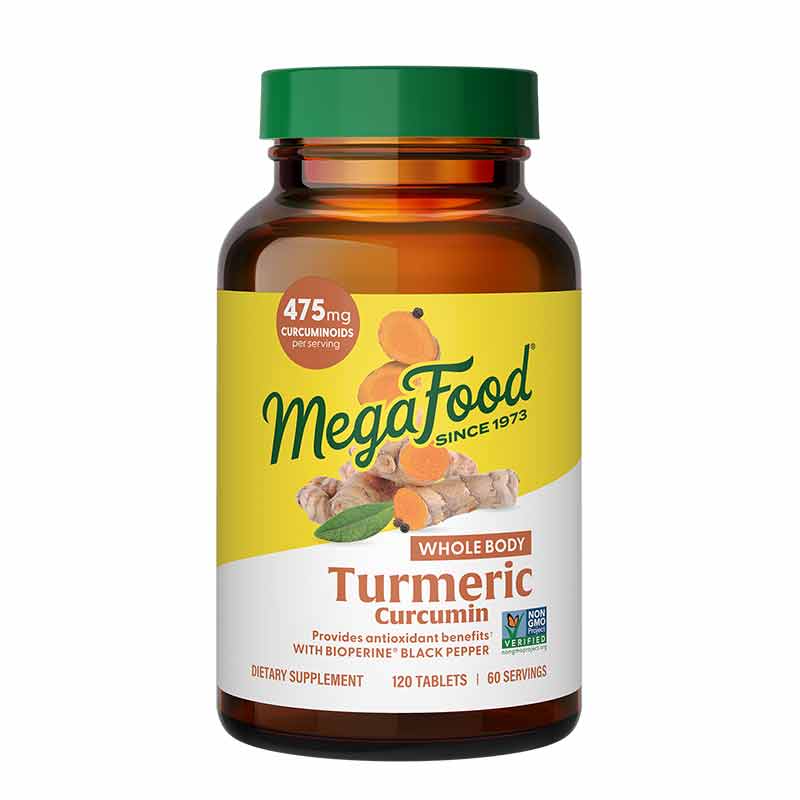 Turmeric Curcumin Extra Strength, 120 Tablets, by Megafood