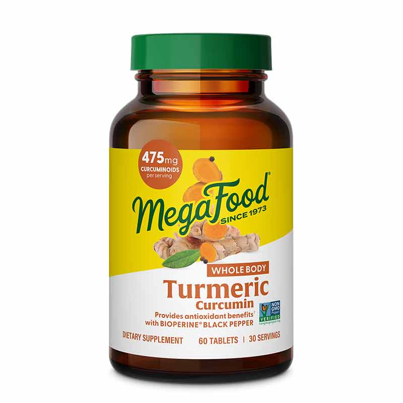 Turmeric Curcumin Extra Strength, 60 Tablets, by Megafood