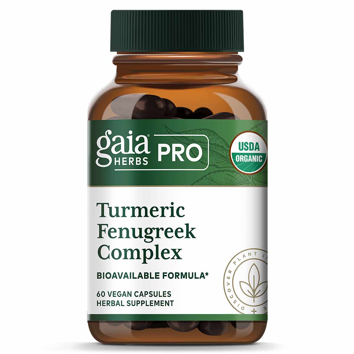 Turmeric Fenugreek Complex, by Gaia Herbs Pro