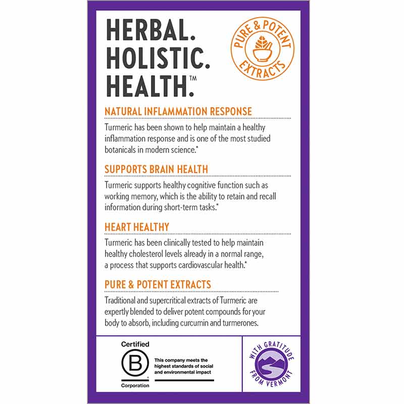 Turmeric Force, 60 Veg Capsules, by New Chapter, image #3