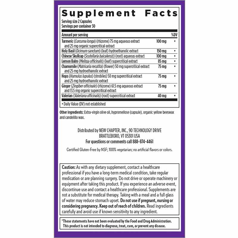 Turmeric Force Nighttime, 60 Veg Capsules, by New Chapter, image #2