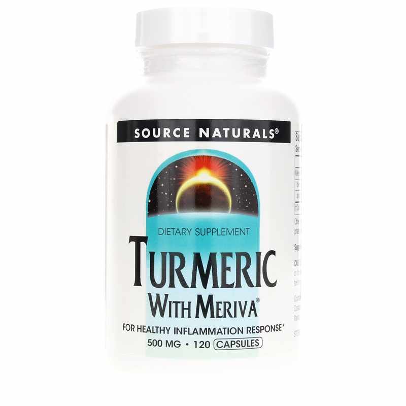 Turmeric with Meriva 500 Mg, 120 Capsules, by Source Naturals