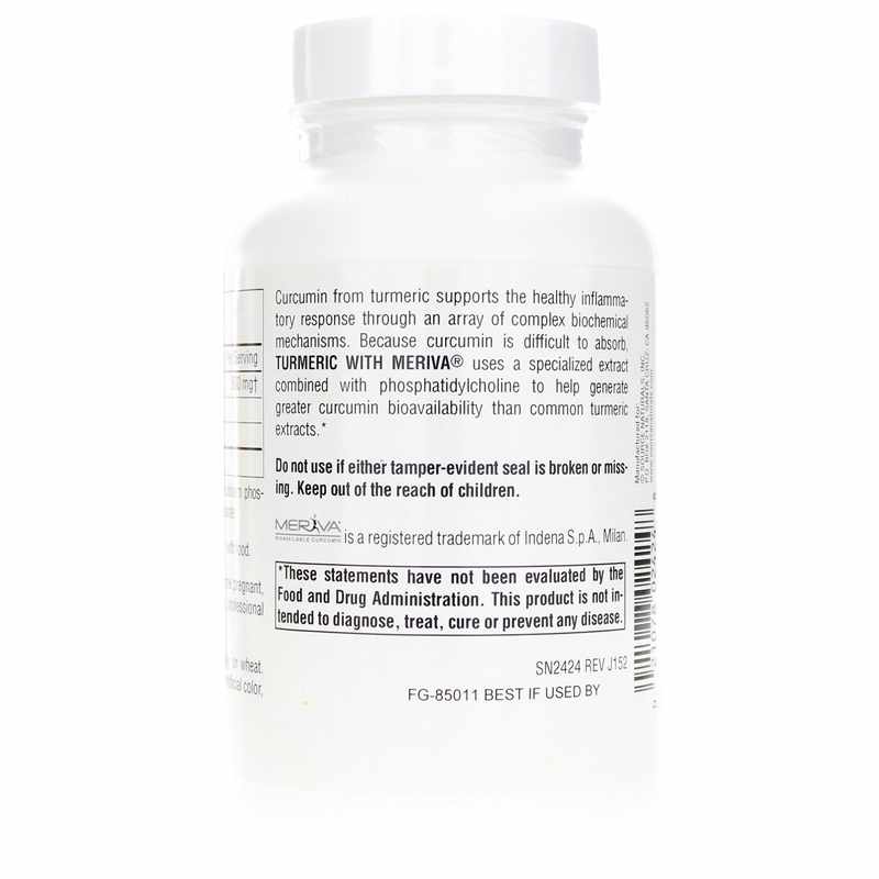 Turmeric with Meriva 500 Mg, 120 Capsules, by Source Naturals, image #3