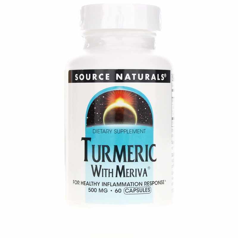 Turmeric with Meriva 500 Mg, 60 Capsules, by Source Naturals
