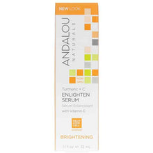 Turmeric + C Enlighten Serum, Brightening Formula, by Andalou Naturals