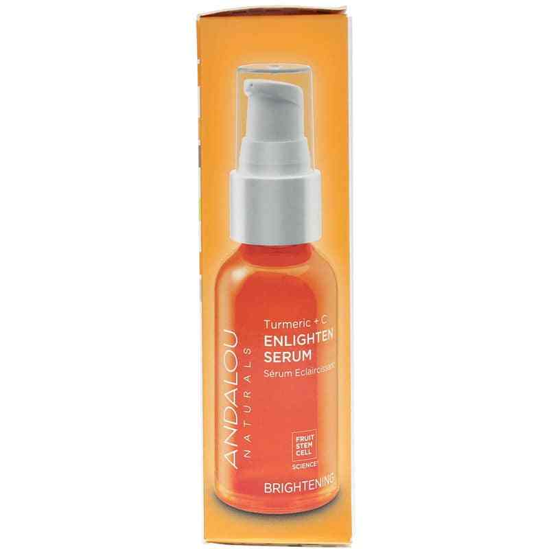 Turmeric + C Enlighten Serum, Brightening Formula, by Andalou Naturals, image #4