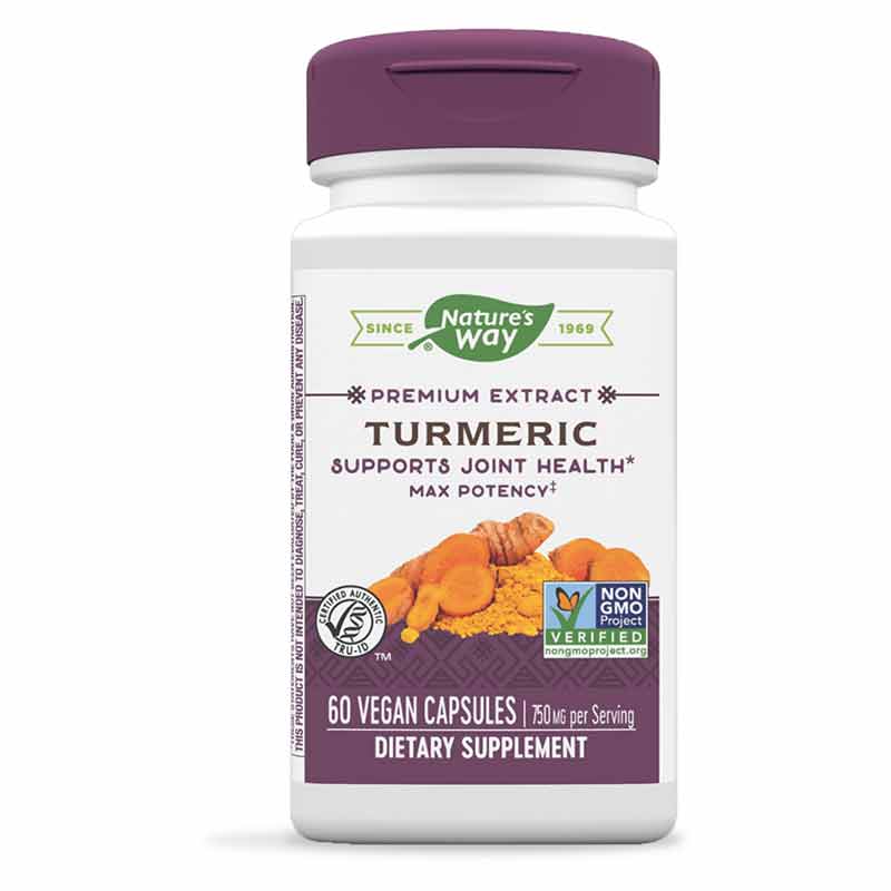 Turmeric Premium Extract 750 Mg, by Natures Way