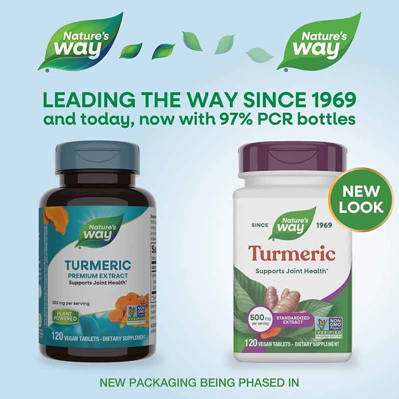 Turmeric Standardized, 120 Tablets, by Natures Way, image #2