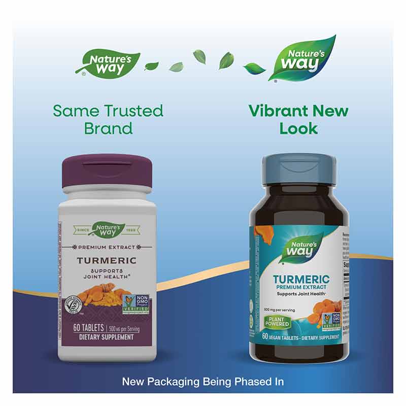 Turmeric Standardized, 60 Tablets, by Natures Way, image #3