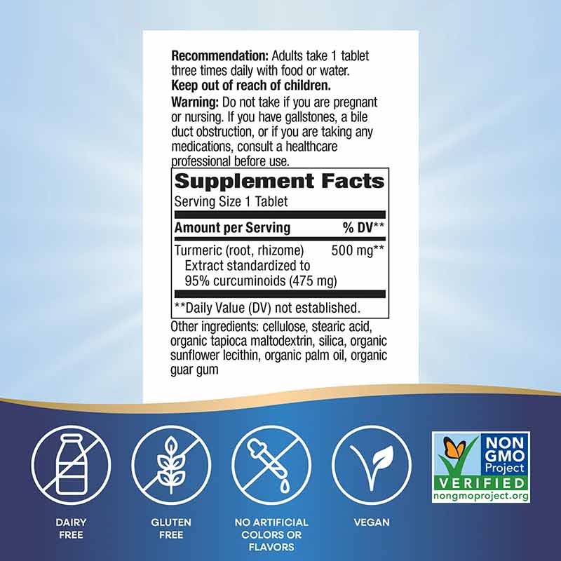 Turmeric Standardized, by Natures Way, image #3