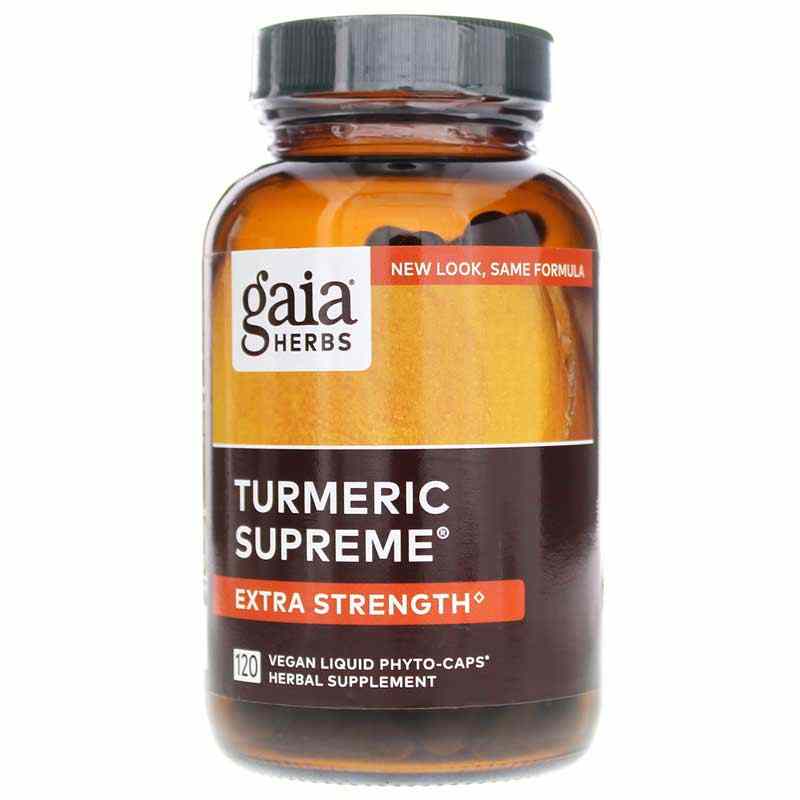 Turmeric Supreme Extra Strength, 120 Liquid Phyto Caps, by Gaia Herbs
