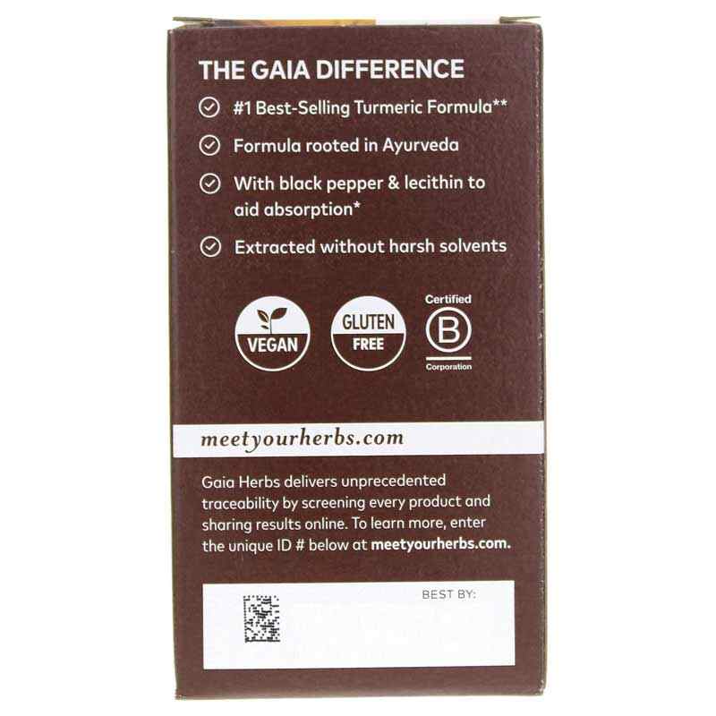 Turmeric Supreme Extra Strength, 60 Liquid Phyto Caps, by Gaia Herbs, image #3
