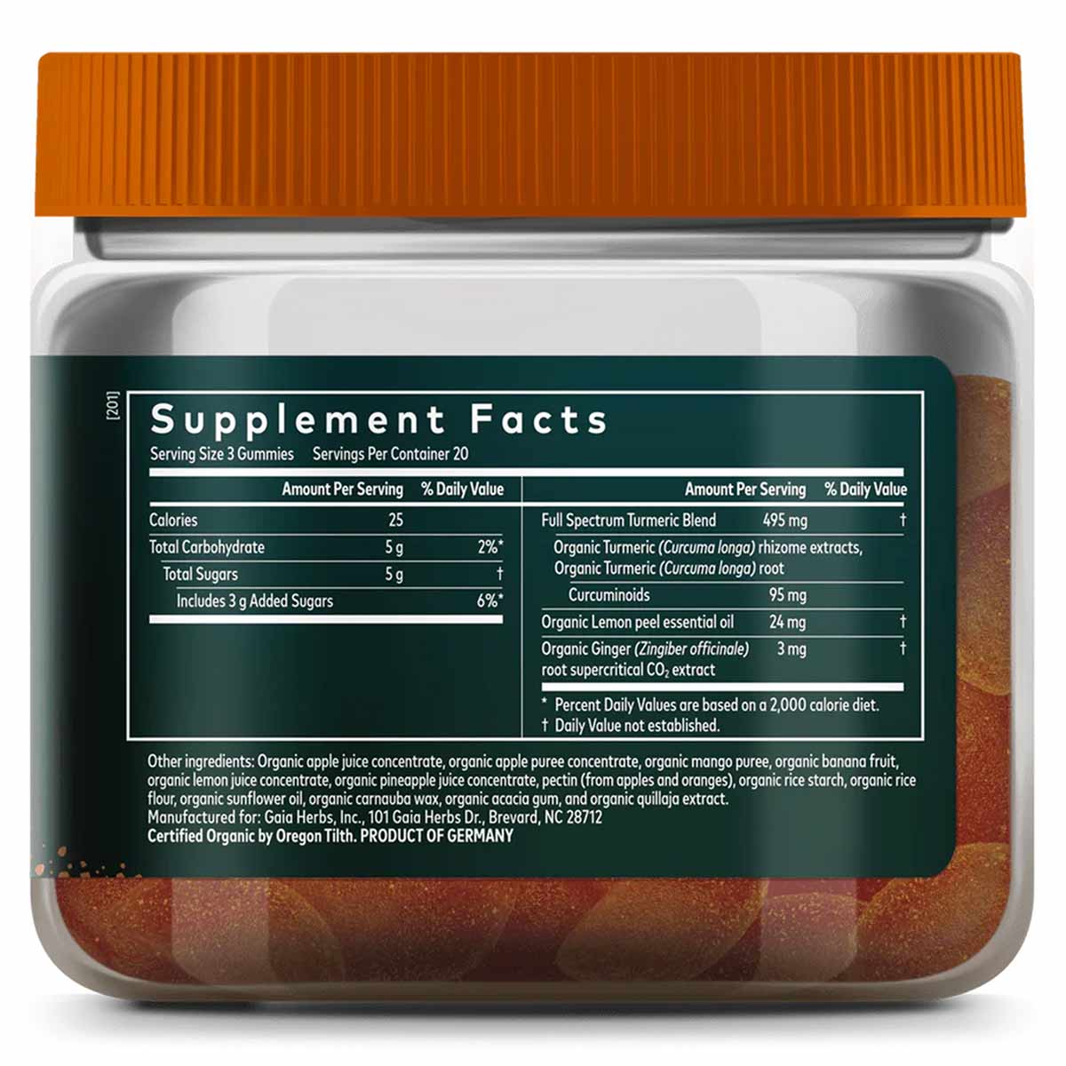 Turmeric Supreme Extra Strength Gummies, by Gaia Herbs