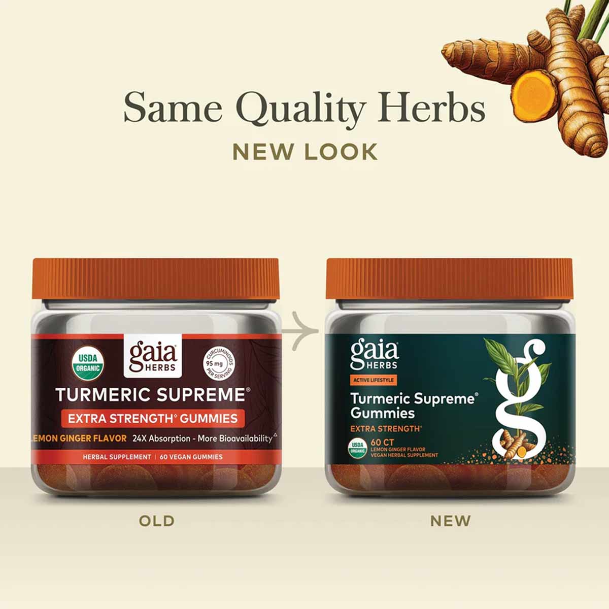 Turmeric Supreme Extra Strength Gummies, by Gaia Herbs