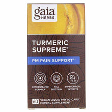 Turmeric Supreme Pain PM, 60 Liquid Phyto Caps, by Gaia Herbs