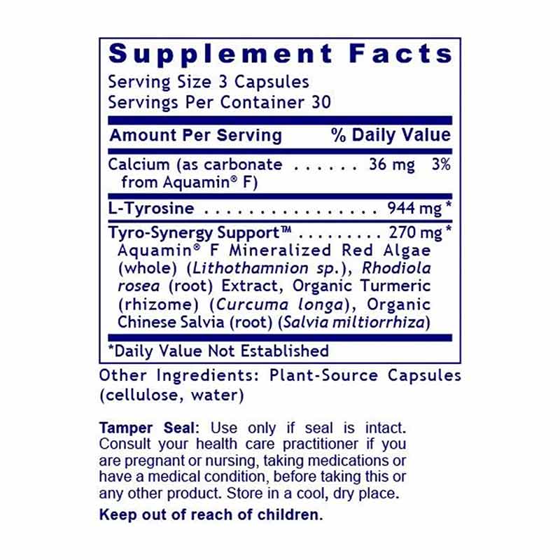 Tyrosine Matrix Neurotransmitter Support, by Premier Research Labs, image #4