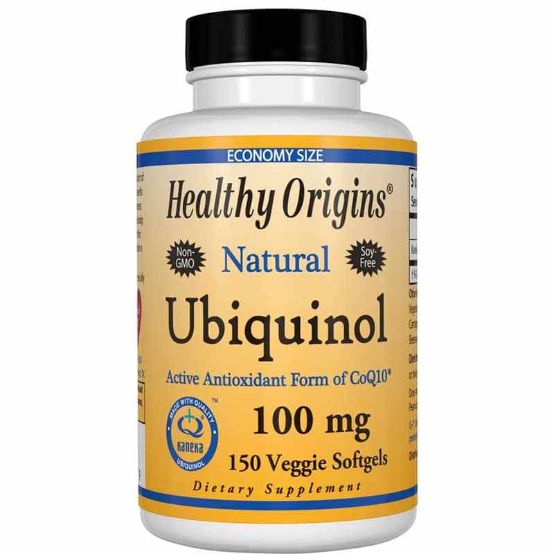 Ubiquinol 100 Mg, 150 Veg Softgels, by Healthy Origins
