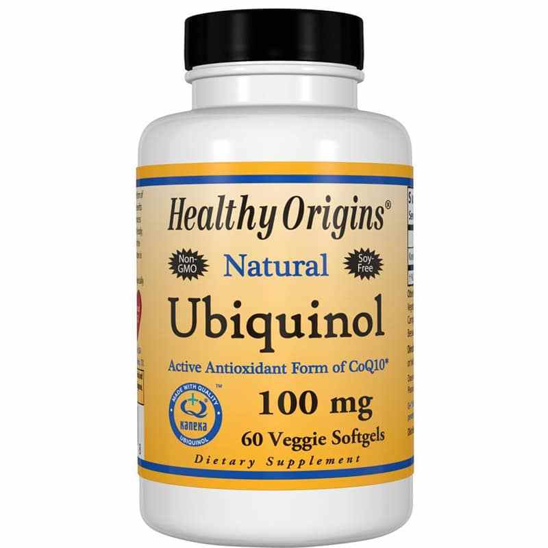 Ubiquinol 100 Mg, 60 Veg Softgels, by Healthy Origins