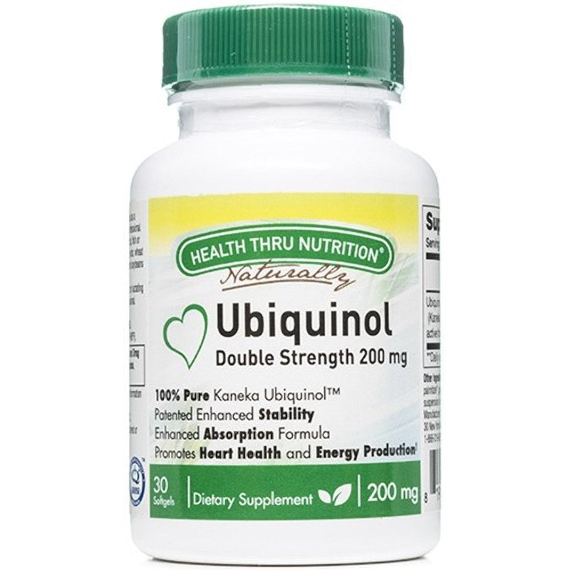 Ubiquinol 200 Mg, 90 Softgels, by Health Thru Nutrition