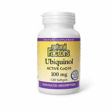 Ubiquinol Active CoQ10 100 Mg, 120 Softgels, by Natural Factors