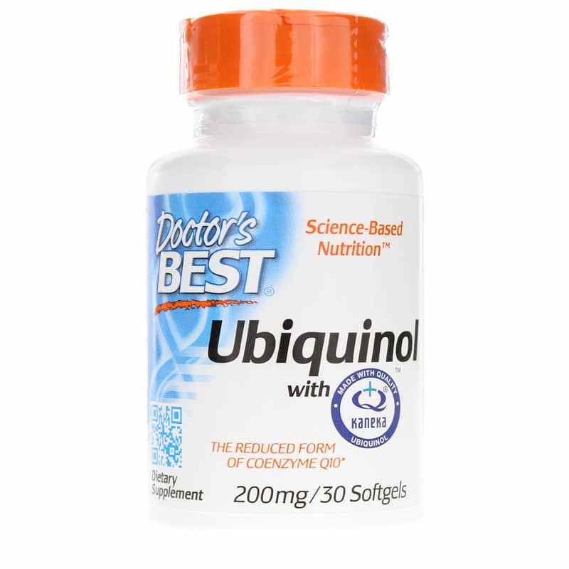 Ubiquinol with Kaneka 200 Mg, 30 Softgels, by Doctors Best