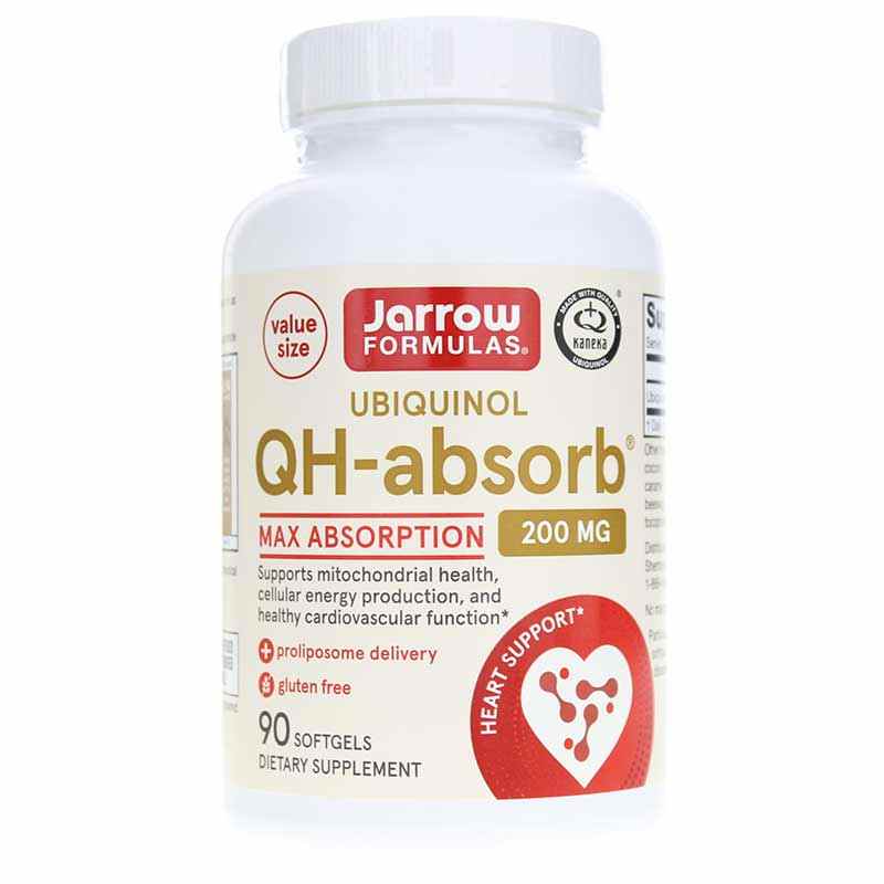 Ubiquinol QH Absorb 200 Mg, 90 Softgels, by Jarrow Formulas