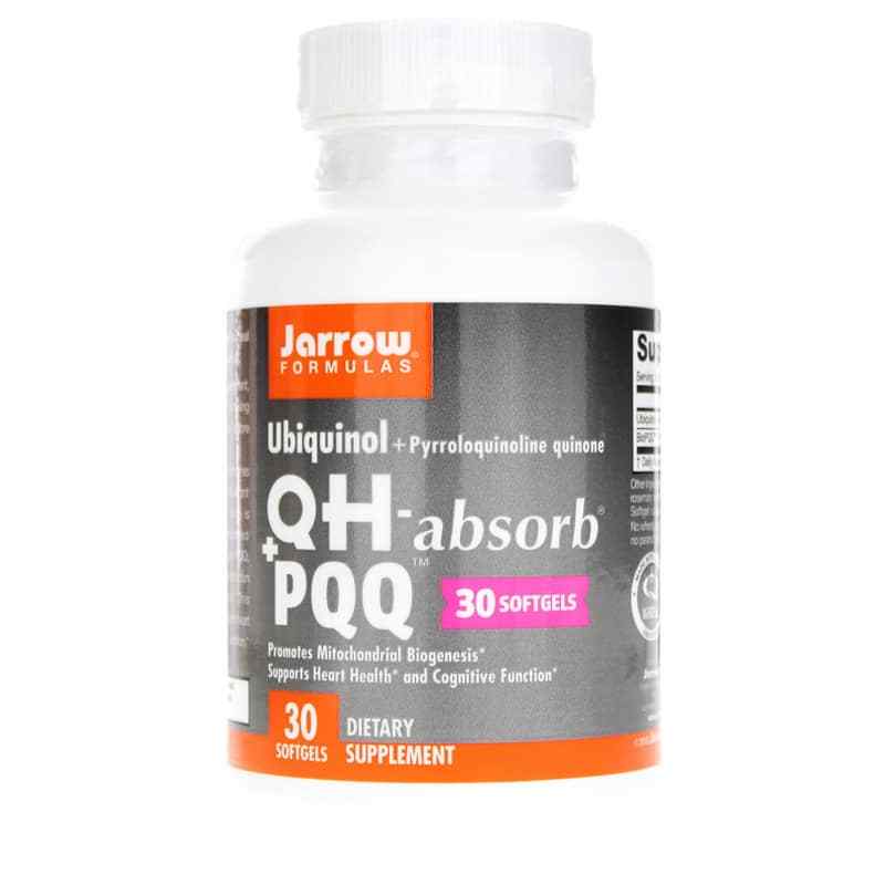 Ubiquinol QH Absorb + PQQ, 30 Softgels, by Jarrow Formulas