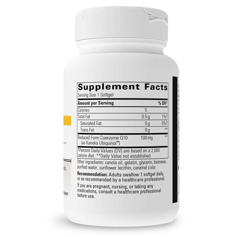 UBQH 100 Mg, 60 Softgels, by Integrative Therapeutics, image #3