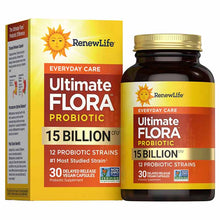Ultimate Flora Probiotic 15 Billion Everyday Formula, 30 Veg Capsules, by Renew Life