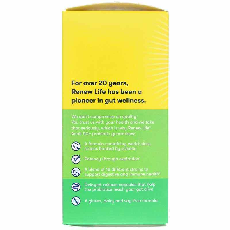 Ultimate Flora Probiotic 30 Billion Adult 50+ Formula, 30 Veg Capsules, by Renew Life, image #4
