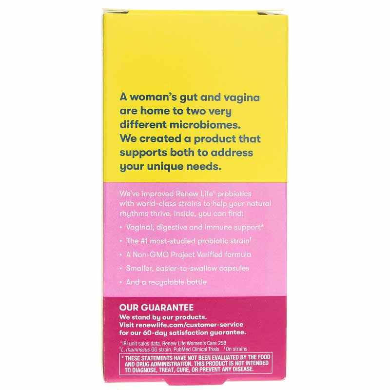 Ultimate Flora Probiotic 50 Billion Women's Vaginal, 30 Veg Capsules, by Renew Life, image #3