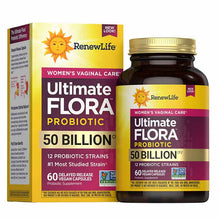 Ultimate Flora Probiotic 50 Billion Women's Vaginal, 60 Veg Capsules, by Renew Life