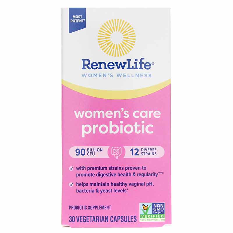 Ultimate Flora Probiotic 90 Billion Women's Care, 30 Veg Capsules, by Renew Life
