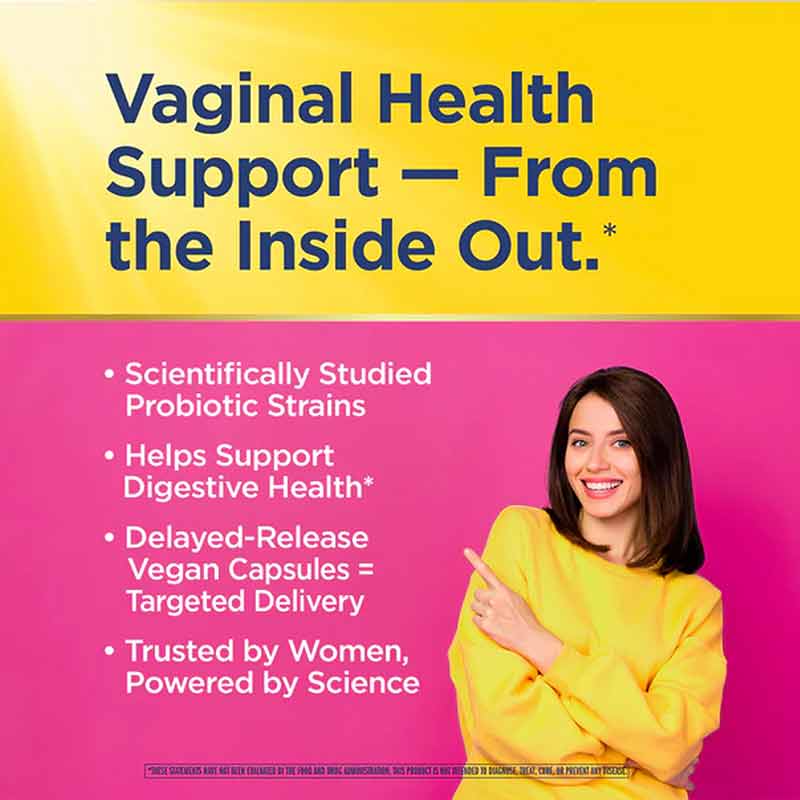 Ultimate Flora Probiotic 90 Billion Women's Care, 60 Veg Capsules, by Renew Life, image #5