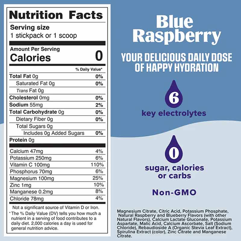 Ultima Replenisher Electrolyte Drink Mix, Blue Raspberry, 30 Servings, by Ultima Health Products, image #3