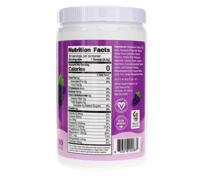 Ultima Replenisher Electrolyte Drink Mix, Grape, 90 Servings, by Ultima Health Products, image #2