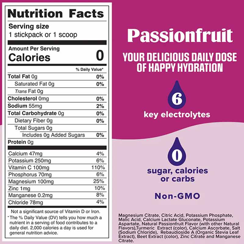 Ultima Replenisher Electrolyte Drink Mix, Passion Fruit, 30 Servings, by Ultima Health Products, image #3