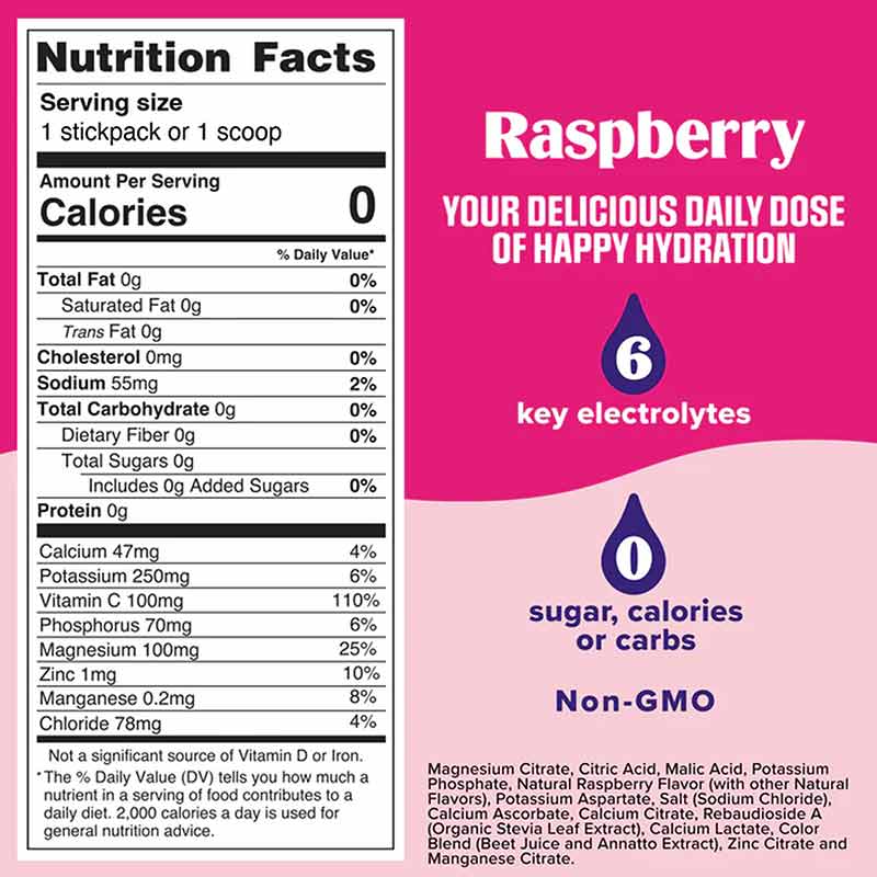 Ultima Replenisher Electrolyte Drink Mix, Raspberry, 30 Servings, by Ultima Health Products, image #3