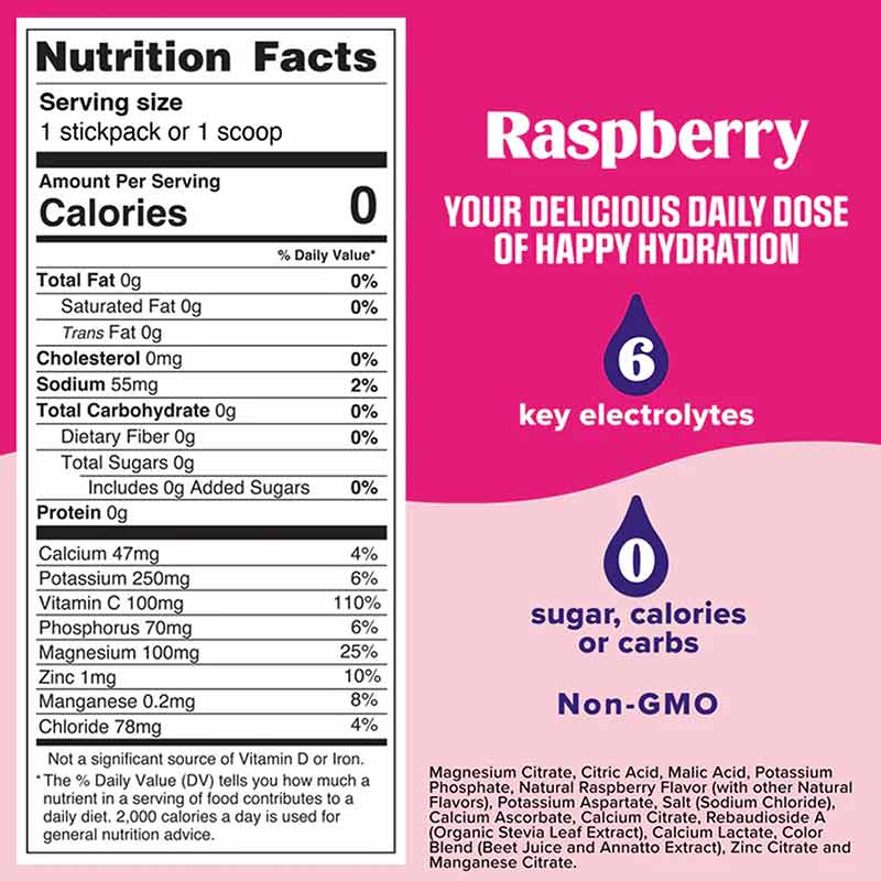 Ultima Replenisher Electrolyte Drink Mix, Raspberry, 90 Servings, by Ultima Health Products, image #3