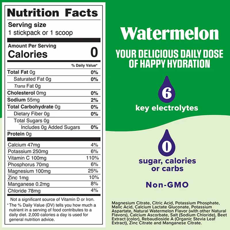 Ultima Replenisher Electrolyte Drink Mix, Watermelon, 30 Servings, by Ultima Health Products, image #3