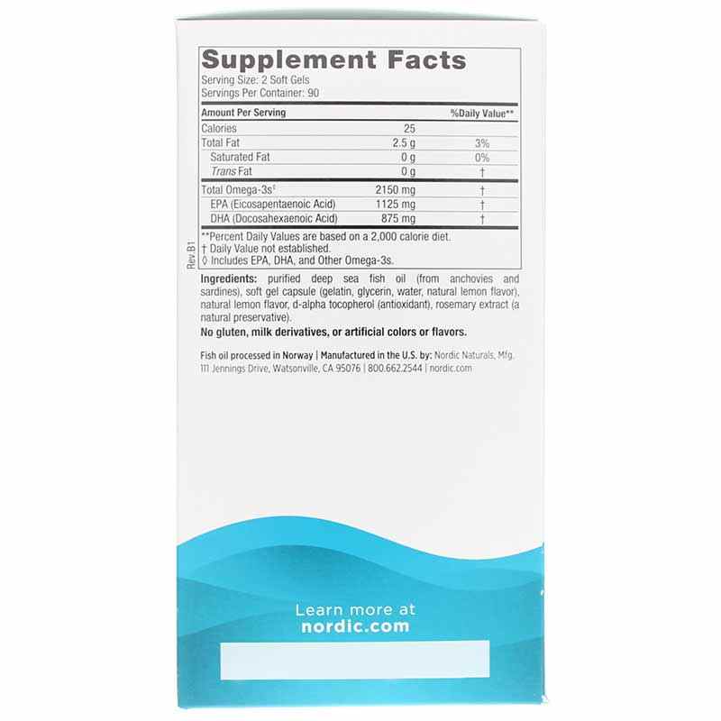 Ultimate Omega 2X, 180 Softgels, by Nordic Naturals, image #2