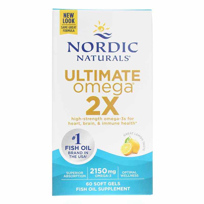 Ultimate Omega 2X, 60 Softgels, by Nordic Naturals