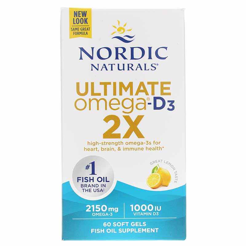 Ultimate Omega-D3 2X, by Nordic Naturals