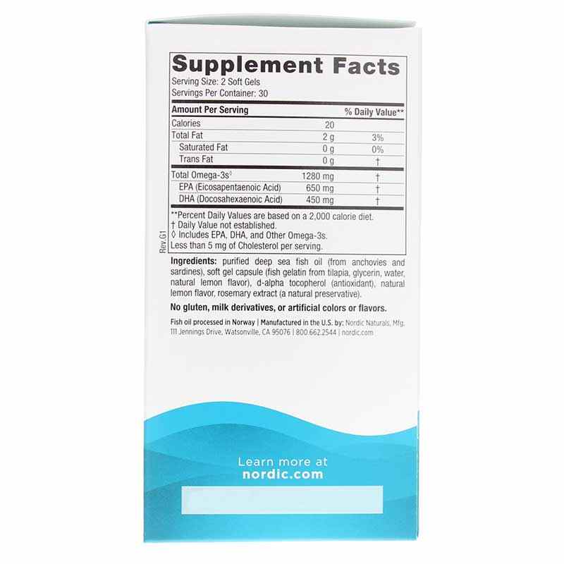 Ultimate Omega in Fish Gelatin Softgels, by Nordic Naturals, image #2