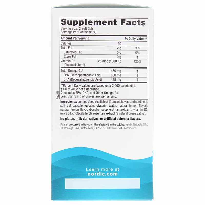 Ultimate Omega Xtra, by Nordic Naturals, image #2