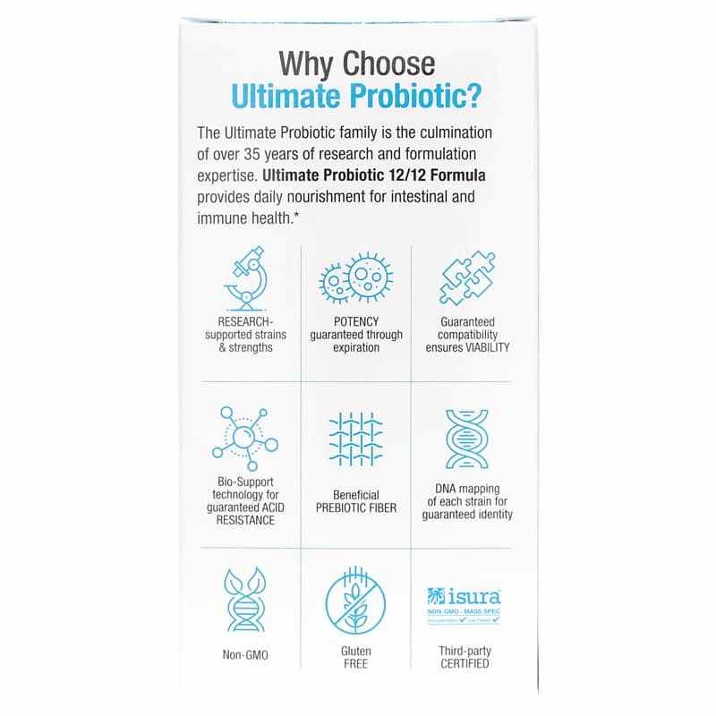 Ultimate Probiotic 12/12 Formula, 60 Veg Capsules, by Natural Factors, image #3